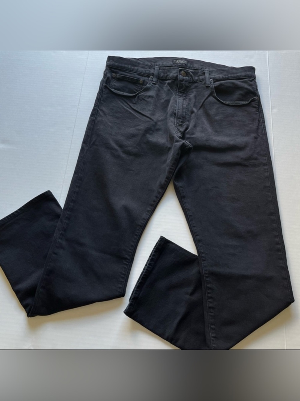 Polo Ralph Lauren Men's Black Varick Slim Straight Denim Casual Jeans